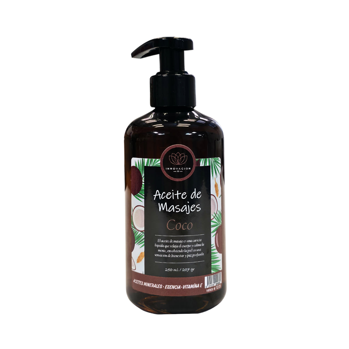 ACEITE DE MASAJE COCO 250ML EVERGLAM