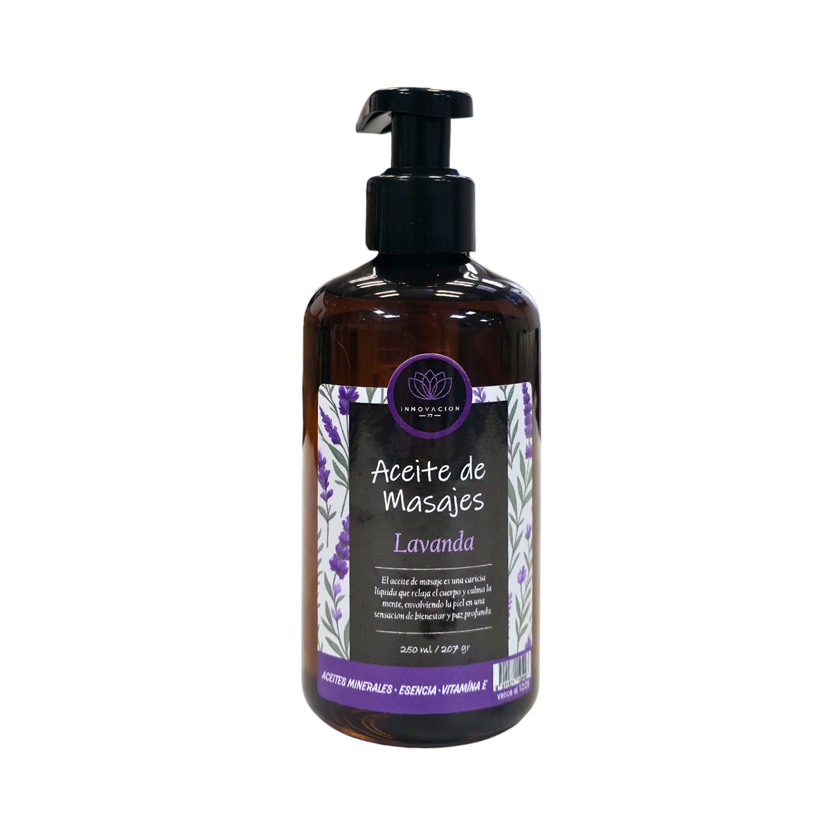 ACEITE DE MASAJE LAVANDA 250ML EVERGLAM