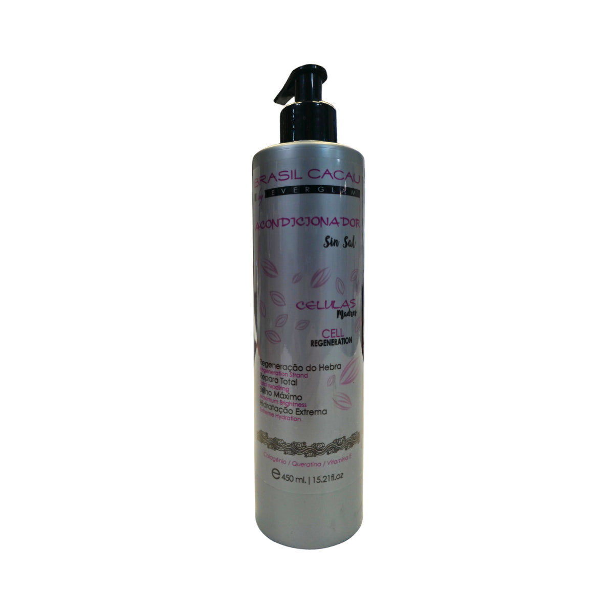ACONDICIONADOR BRASIL CACAO CELULAS MADRES 450ML EVERGLAM