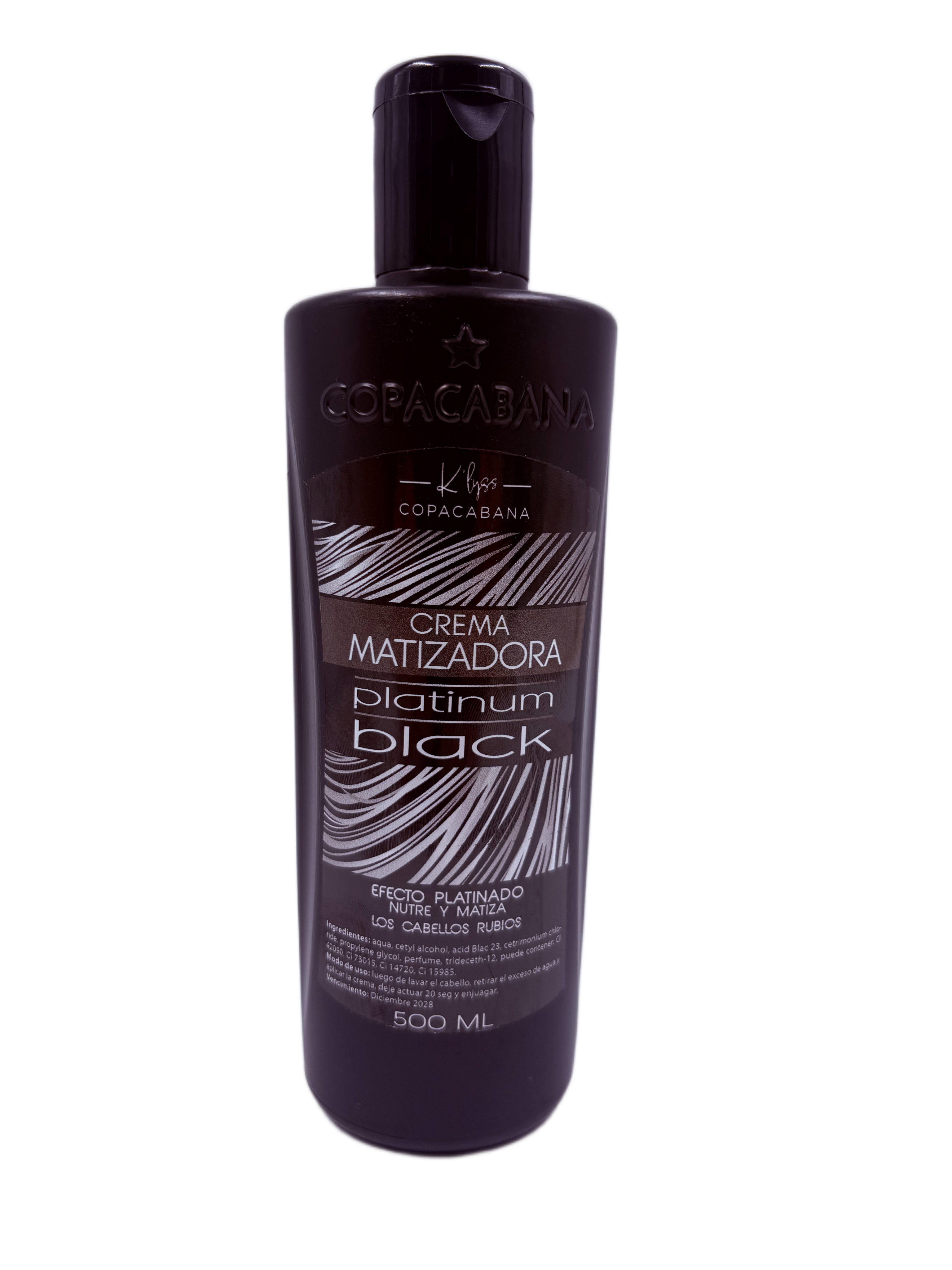Crema Matizadora Black Copacabana 500 ML