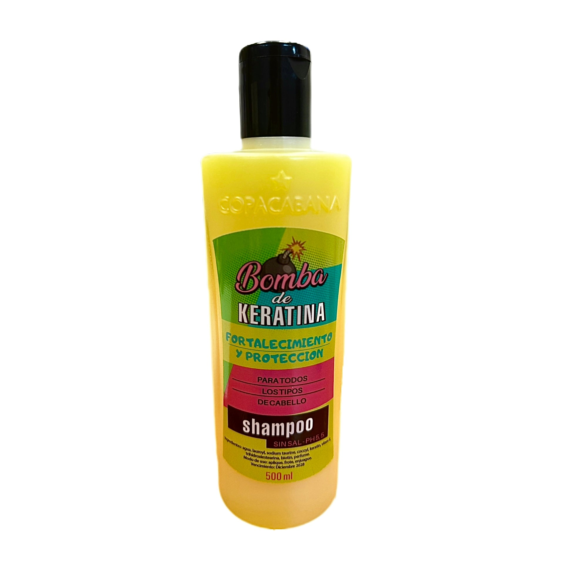 SHAMPOO KERATINA 500ML COPACABANA