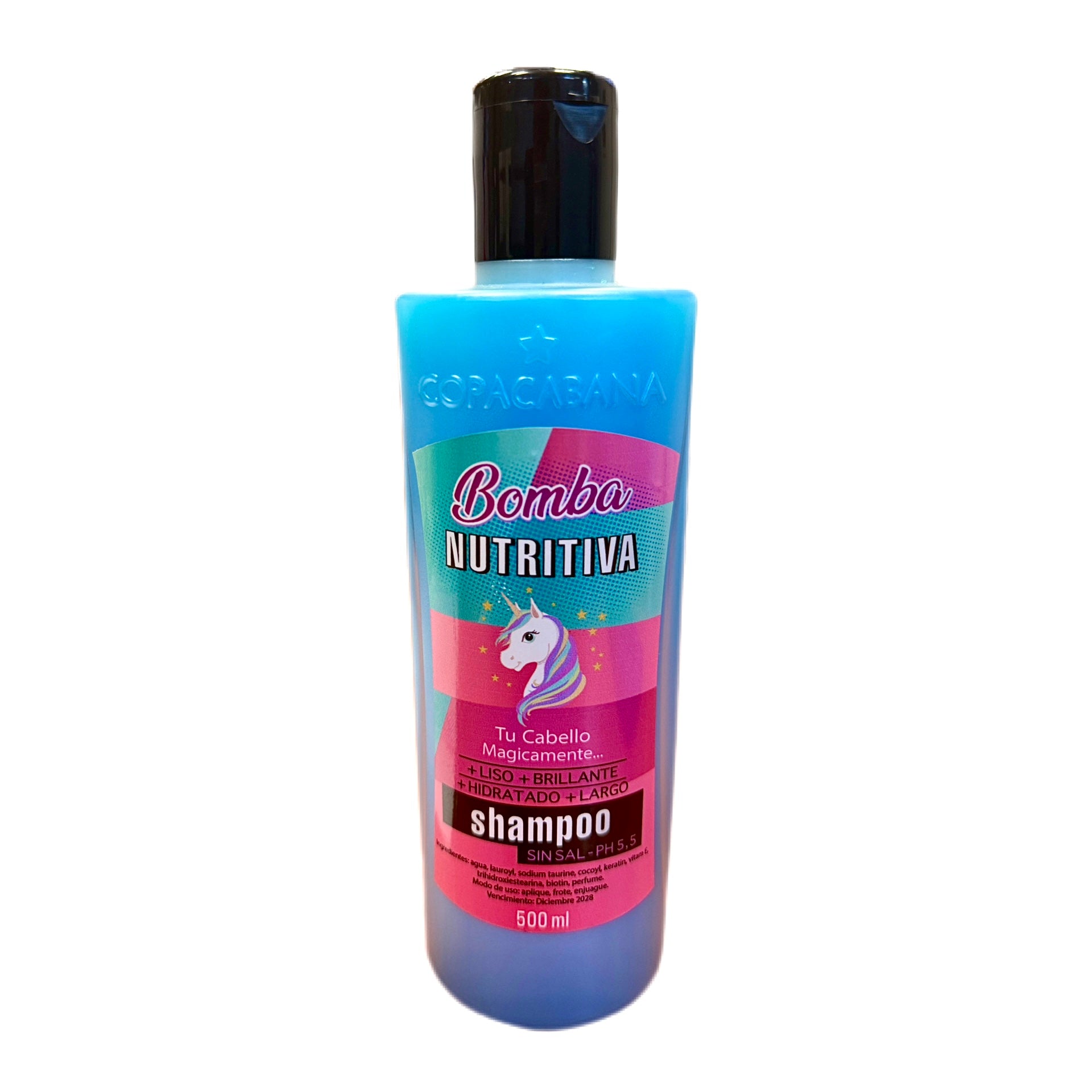 SHAMPOO UNICORNIO (BOMBA NUTRITIVA) 500ML COPACABANA