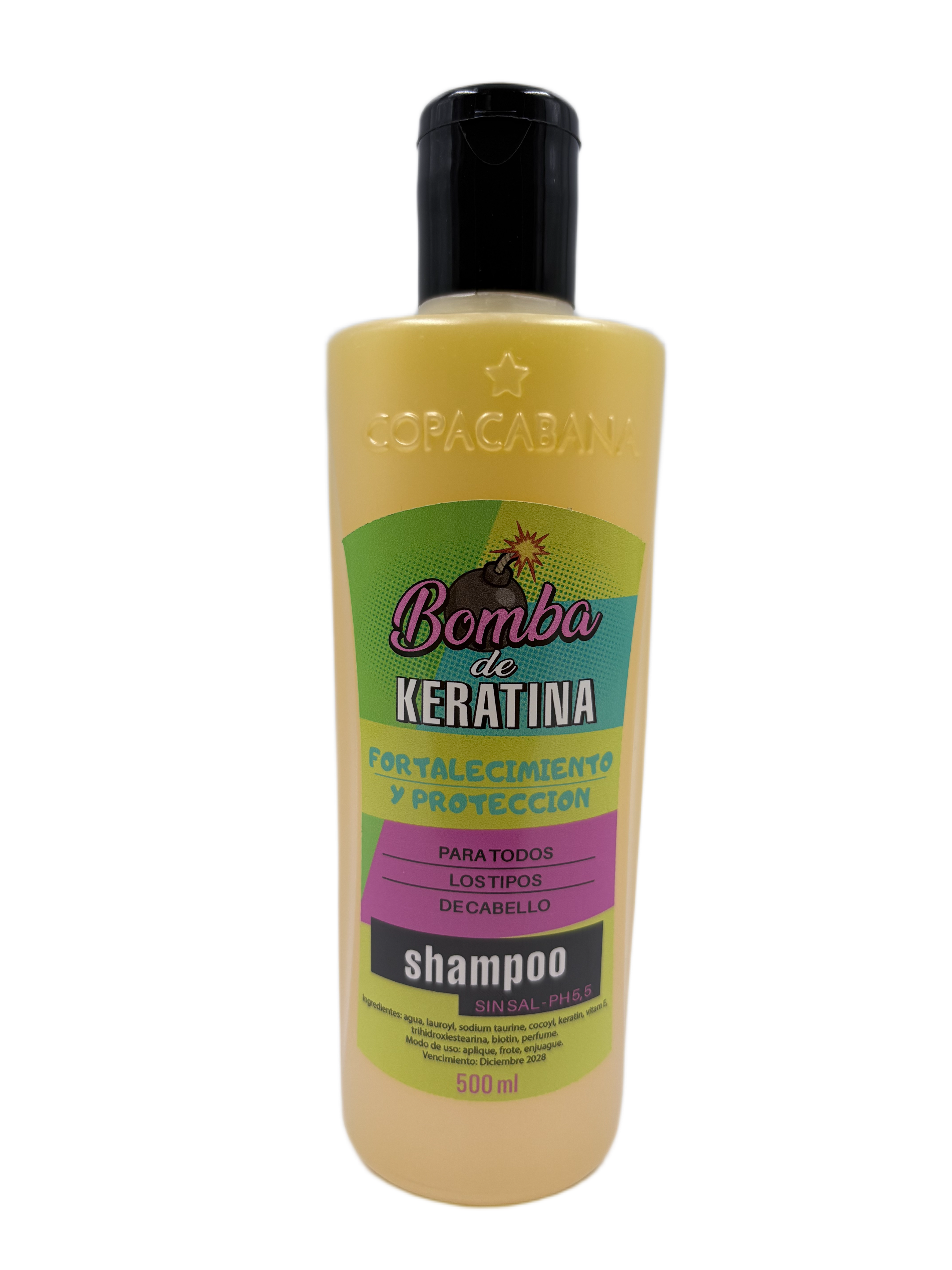 SHAMPOO KERATINA 500ML COPACABANA