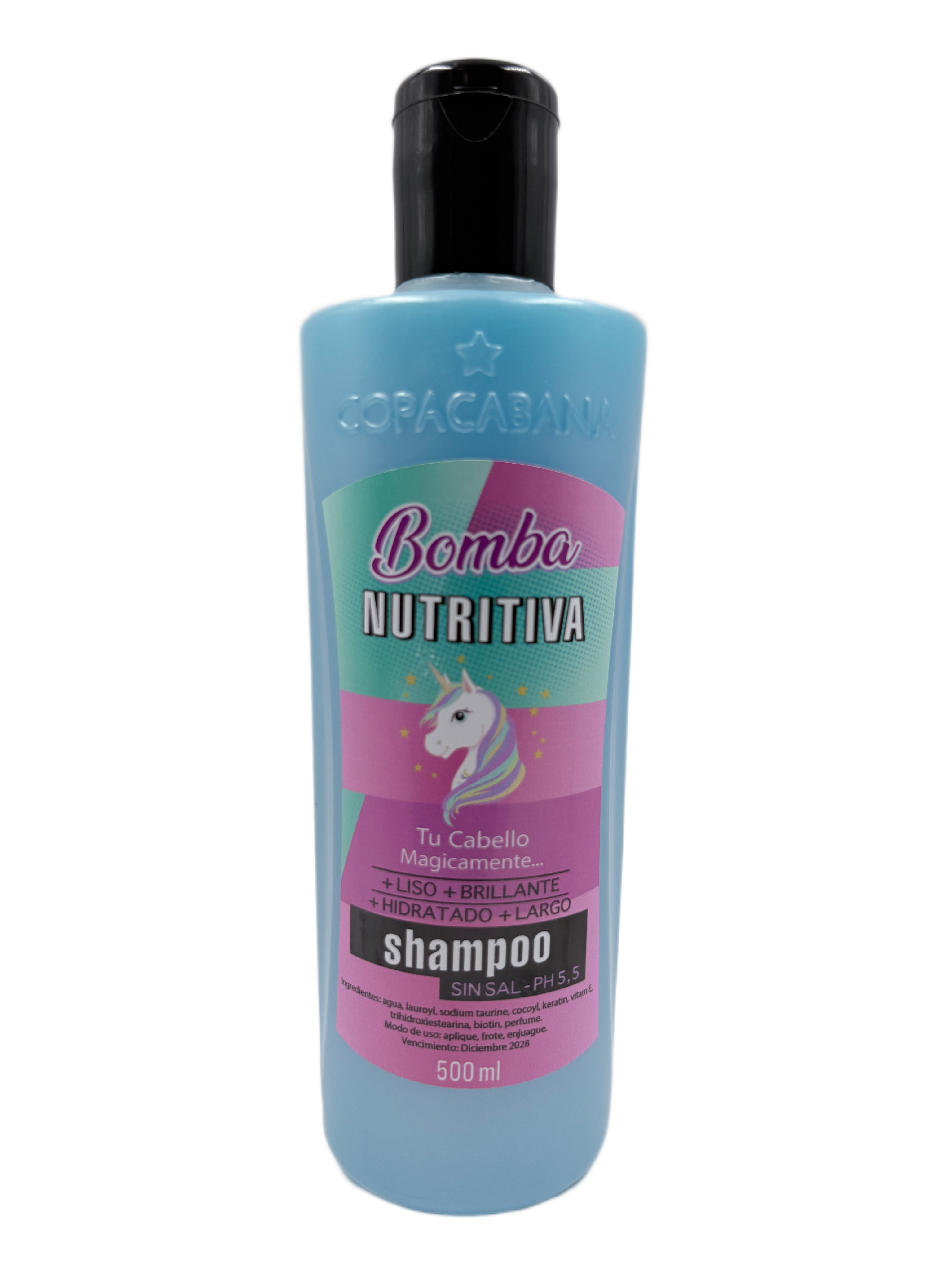 SHAMPOO UNICORNIO (BOMBA NUTRITIVA) 500ML COPACABANA
