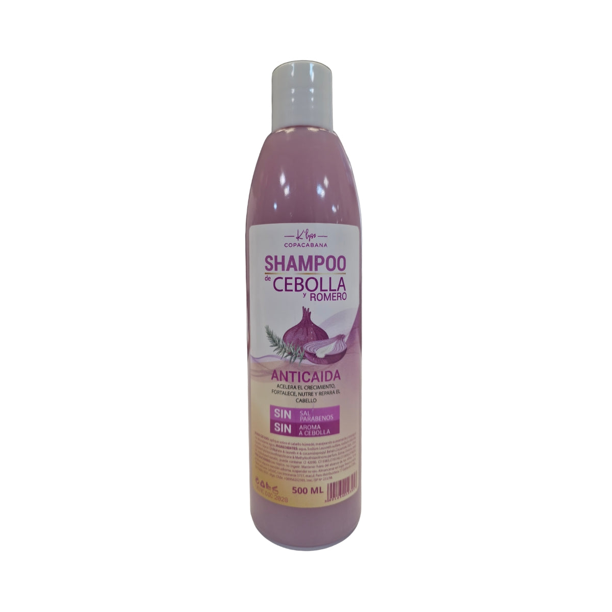 SHAMPOO CEBOLLA 500ML COPACABANA