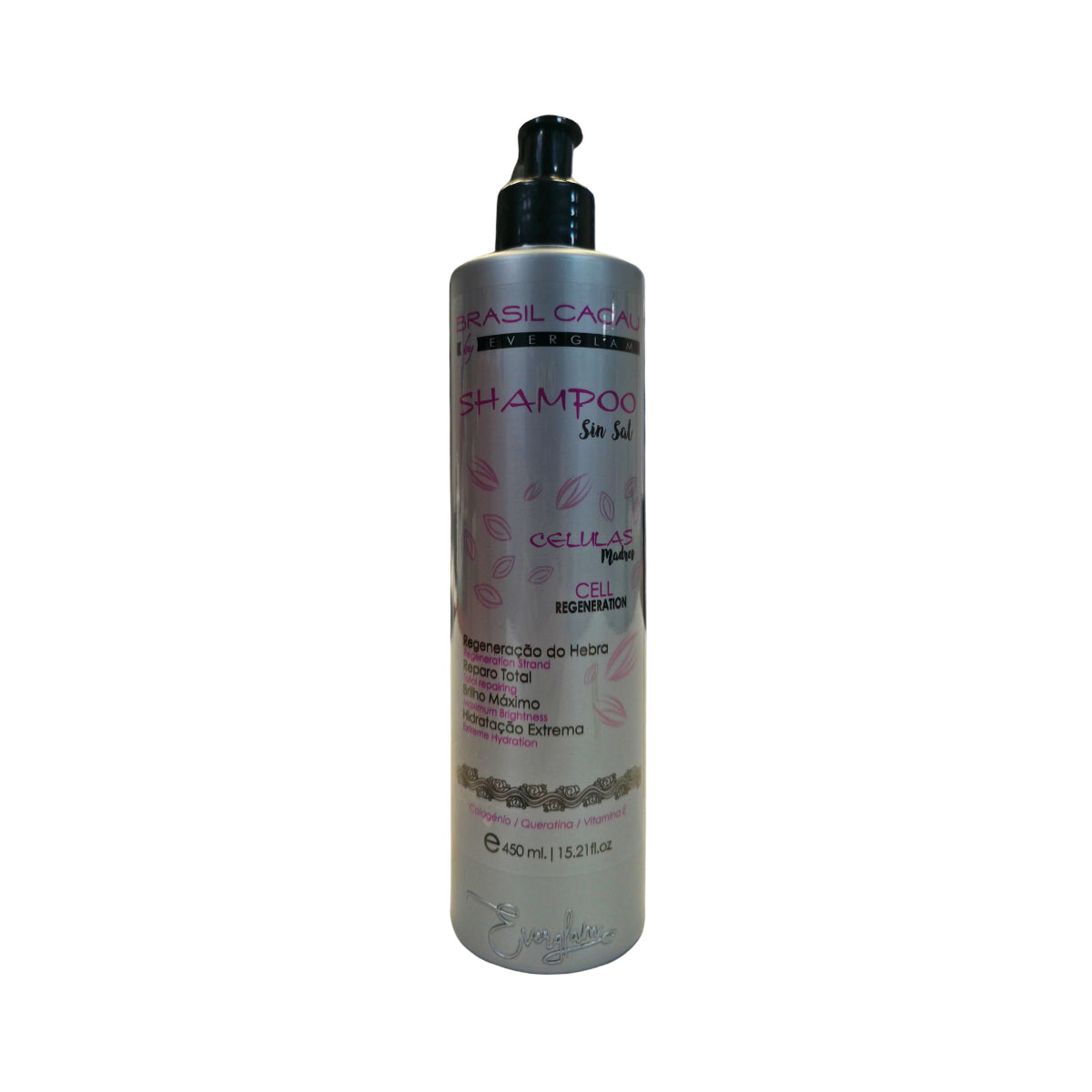 SHAMPOO BRASIL CACAO CELULAS MADRES 450ML EVERGLAM
