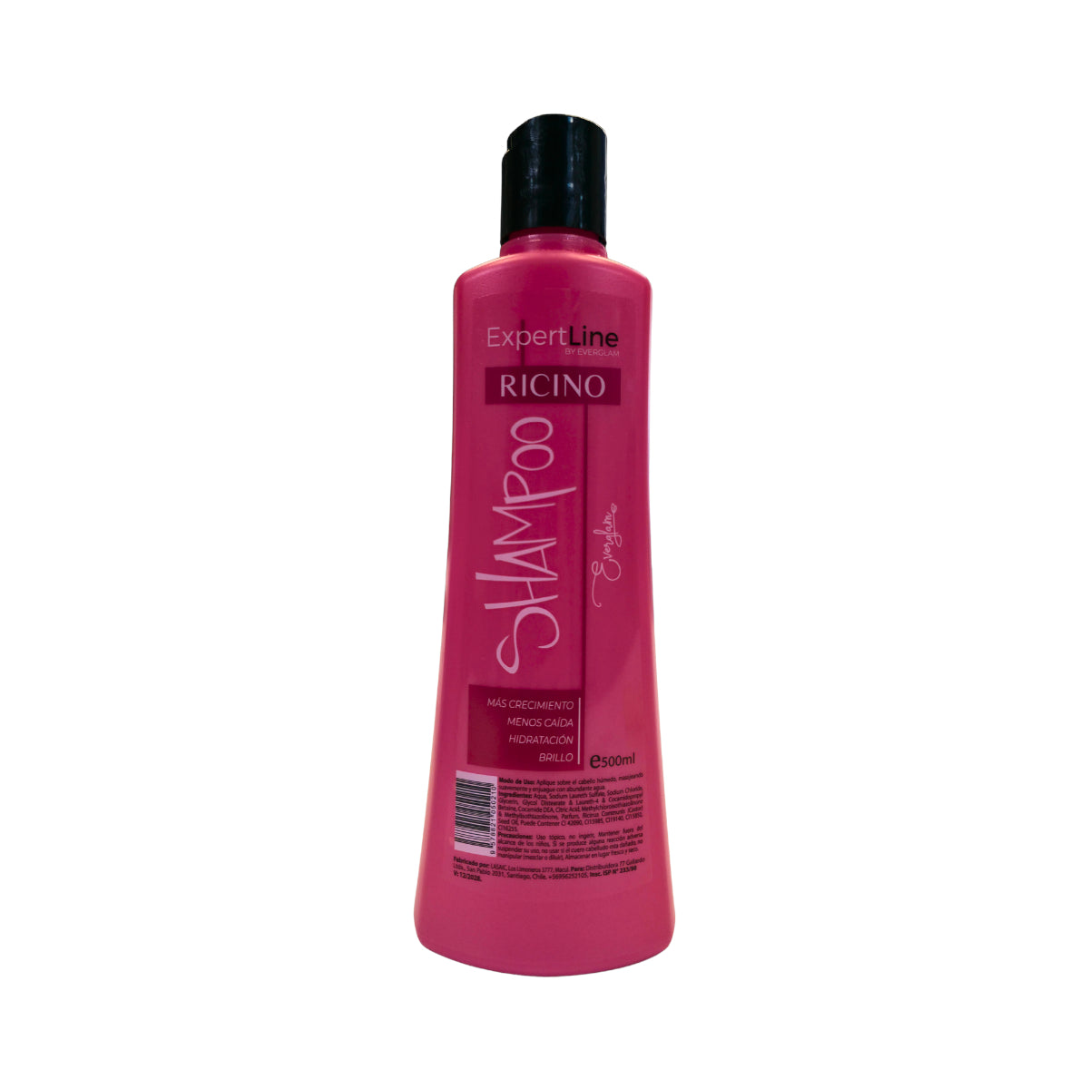SHAMPOO RICINO 500ML EVERGLAM