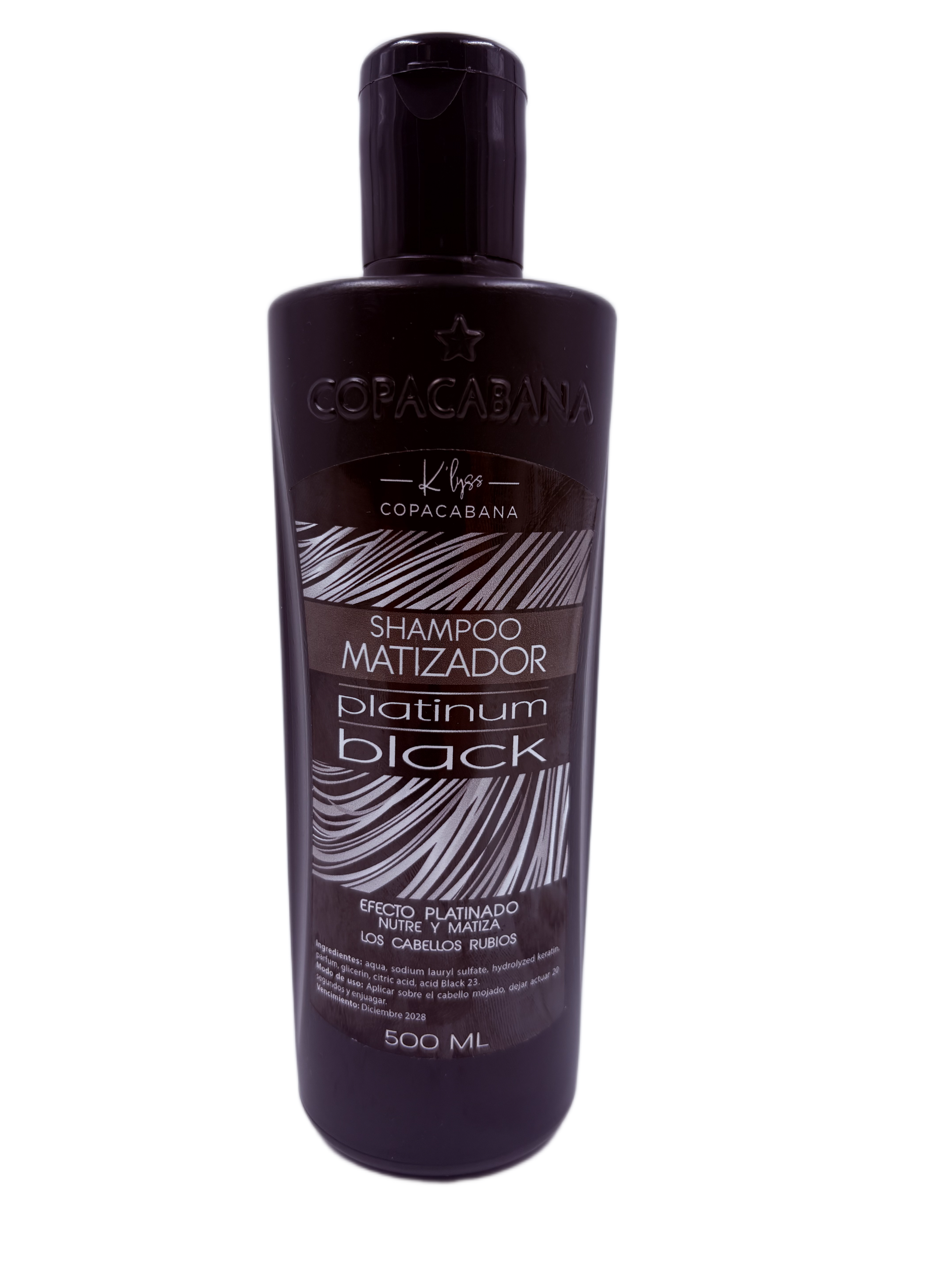 SHAMPOO MATIZADOR BLACK 500ML COPACABANA