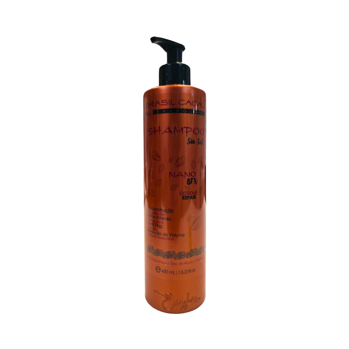 SHAMPOO BRASIL CACAO NANO BOTOX 450ML EVERGLAM