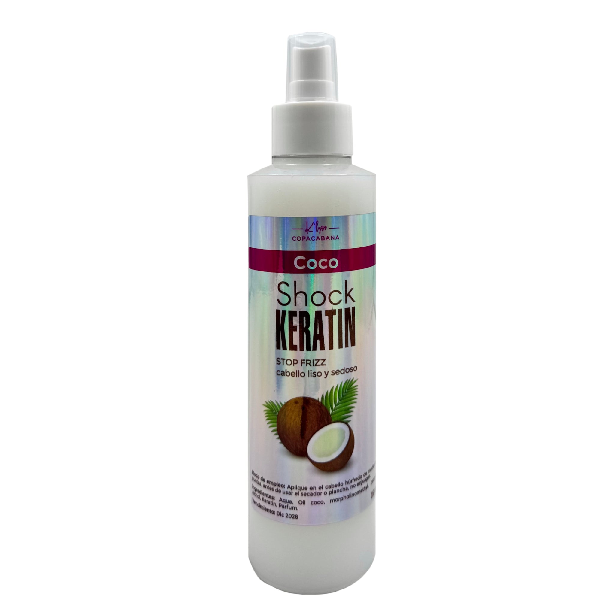 SPRAY KERATIN SHOCK COCO 250ML COPACABANA